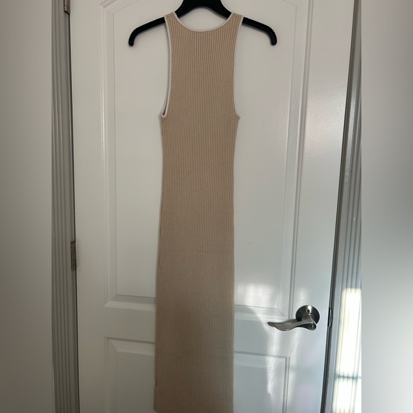 Petal & Pup x Georgie Stevenson Teoni Beige Midi Dress size small / medium NWT - Picture 5 of 12